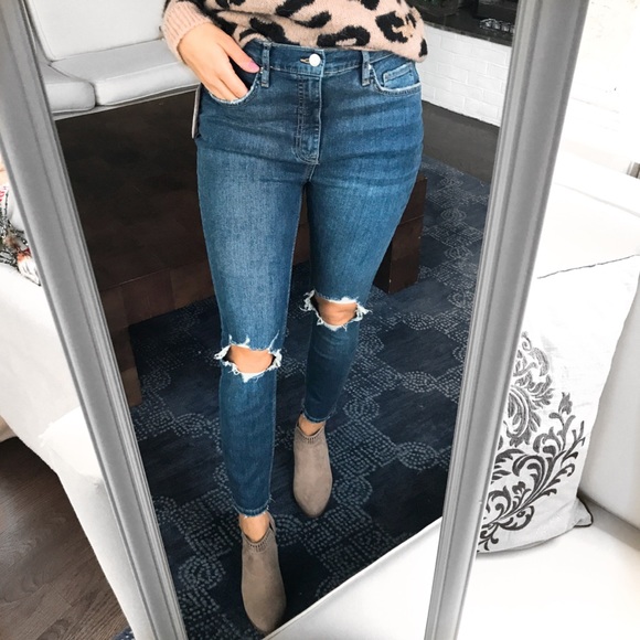 Free People Denim - 🆕 FREE PEOPLE HIGH WAIST DISTRESSED JEANS!